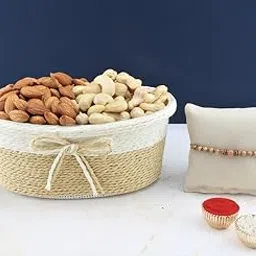 SFU E Com Dry Fruit Hamper For Rakshabandhan Gift | Dry Fruit And Rakhi For Brother | Dry Fruit Basket Hamper | 225-image-59