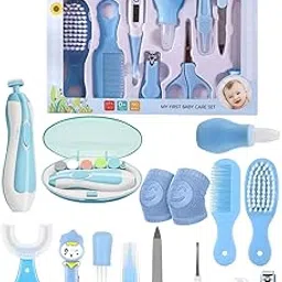 Baby Nail Trimmer Baby Grooming Kit, Newborn Baby, Toddler, Newborn Essentials, Kids Accessories Set, Portable Infants Kit, Ideal for Travelling & Home Use (Set of 1| 0-3 Years and Above | Blue)-picture-26