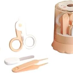 Cubbycoo Baby Nail Clipper Set - Safe Anti-Pinching Nail Clippers for Newborns & Kids, Special Infant (Biege)-picture-19