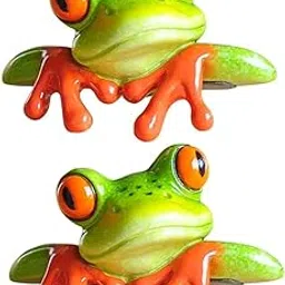 CALANDIS 2pcs Resin Creative 3D Craft Frog Figurine Office Desk Computer Decoration | Figurines-image-30