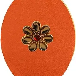vidhya kangan Handmade Fancy Stone stud Work Saree pin Brooch for Women Jewellery Latest Stylish Crystal Unisex Floral Shape Brooch for Women/Girls (sku-bro2546)-picture-24