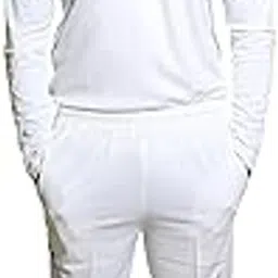 Men's Off-White Cricket Dress Set – Full Sleeves Jersey with Matching Lower | Sportswear Uniform for Cricket Practice & Matches-picture-30
