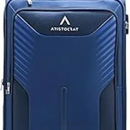 aristocrat Polyester Mark 4W Str Lg (H) Dark Blue Softshell Inline Luggage Suitcase Bag (Dark Blue, Large), H-78 Centimeters-picture-18
