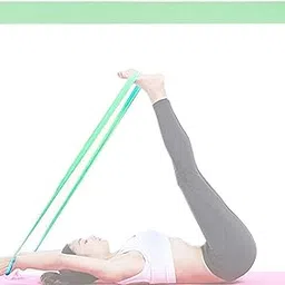 Ubervia® Yoga Exercise Band, Strong Stretch TPE 9m Tension Light Weight Fitness Elastic Band for Office for Beach for Home for Training Sports(Green)-picture-53