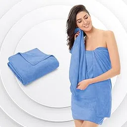 Sassoon Venir Microfiber 1 Piece Women Bath Towel 450 GSM (60x120cm, Heaven Color) Ultra Soft Material, Towel for Daily use-image-25