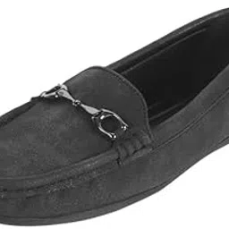 mochi Women Faux Leather Loafer/Formal Slip-on Shoes-picture-31