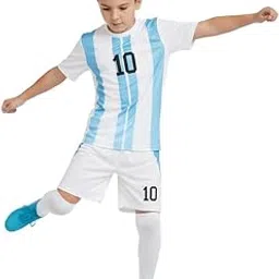 Clothing Accessories Sport Specific Clothing Bowling Boys Shirts Messi 10 8001 VG32 M-picture-13
