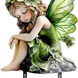 MERISHOPP Fairy Garden Stake PVC Sculpture Statue Ornament for Outdoor Backyard Garden-picture-14