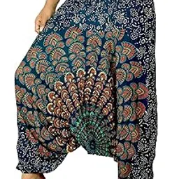 Men's and Women's Loose Fit Cotton Trousers, Harem Pant, Yoga Pants-picture-33