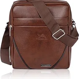 yessbenza 10.50 Inch Stylish Padded Artificial Premium Leather Medium Sling Bag for Men and Women, Passport Travel Bag, and Medium Sling Bag With Tablets and Mobile Pockets YIFS-196SL-picture-28