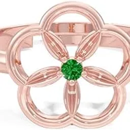 u are 925 Sterling Silver 18K Gold and Rose Gold Plated Radiant Bloom Ring | Gift for Women and Girls | With Certificate of Authenticity and 925 Stamp-picture-21