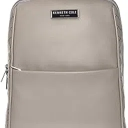 kenneth cole Unisex Professional Laptop Backpack | Premium Vegan Leather | Padded Laptop Sleeve, Trolley Strap, Multi-Pocket Organizer Bag for Travel & Office-picture-24