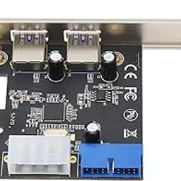 UniMarket® USB Pcie Card, PCIE to USB 3.0 Expansion Card Stable Transfer 2 Ports for Linux for 10/8/8.1/7/Vista/XP/2000 for Server 2012/2008/2003-picture-10