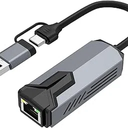 USB 3.0 to Ethernet Adapter 5G, USB C 3.1 to RJ45 5Gigabit LAN (5000Mbps) Network Internet Adapter Converter, Support 2.5G/1000/100/10Mbps, Plug and Play,for Laptop, MacBook, Windows, MacOS,Linux-picture-27