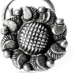 jsaj Stone Nose Pin Wire Nose Pin in Pure 92.5 Sterling Silver-picture-22