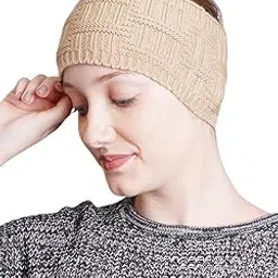 bharatasya Stylish Knitted Warm woolen Headband Earwarmer Earmuffs Earcap Earcover Winter accessories trendy self design Earwarmer-picture-11