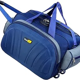 skyline 60 L Strolley Duffel Bag - Travel Duffle Bags with Wheels (Navy Blue)-picture-13