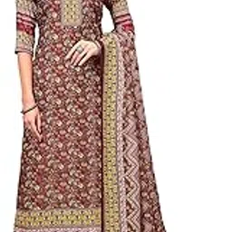 dravinam trends Women's Unstitched digital Print Pure Woollen Pashmina Winter Wear Warm Salwar Suit Dress Material with Printed Pure Woolen Shawl Dupatta-picture-14