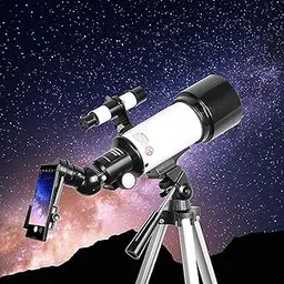 Ostin Refractor Telescope, Telescope for Kids, 70mm Aperture, Astronomical Kid Telescope 400mm Focal Length, Bright Moon Image, Travel Telescope with Carry Bag, Phone Adapter for Beginners-image-74