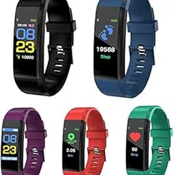 ubersweet® Imported 2X(115plus Smart Bracelet Fit Tracker Step Counter Smartband Anti-Lost C9S5-image-28