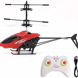 Aapeshwar Remote Control Helicopter with USB Chargeable Cable for Boy and Girl Helicopter with Unbreakable Dual Rotating Blades, Helicopter Flying Toy image 1