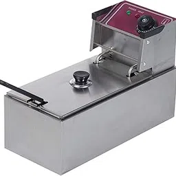 Shoppers Hub PNQ 4 Litres 2Kw Slim Commercial Stainless Steel Deep Fryer French Fries Pakoda Chips Wafers Food Frier for Ideal Use in Hotels, Restaurants, Cafes, Cloud kitchens and Catering Purposes (Tank Gross Capacity - 4 Litres Approx)-image-50