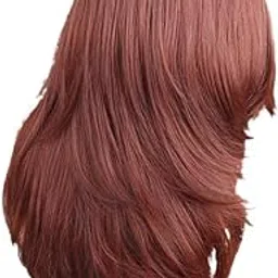 Women Fashion Layered Natural Long Straight Curly Full Wigs Cosplay Wine Red|1 Piece Long Wig|Wigs & Hairpieces| Hair Care & Styling |Health & Beauty-picture-45