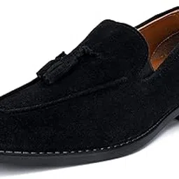 louis stitch Formal Shoe for Men | Italian Suede Leather Moccasin Loafers with Designer Tassels | Stylish, Comfortable Shoes for Business, Casual, and Parties | SXSUMCTA-picture-16
