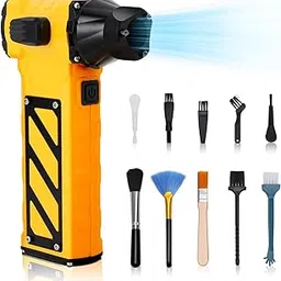 Electric Dust Blower Air Pressure Spray with Window Breaker Function, with Infinitely Adjustable Wind Blower 8000mAh Super Large Battery, 120000 RPM, Used for Snow Removal and Dust Purification-picture-38