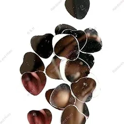 R&H Craft Mirrors Heart Shape 100 Grams, 300 Pcs Approx, for LIPPAN, Mirror, MUD and Craft, Mosaic, Home Decorations ETC,. (1.4 CM)-image-60