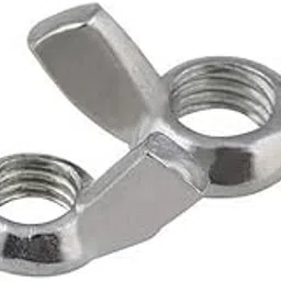 Thread Butterfly Wingnut Indian 2 Soot | Inch Thread Carbon Steel Zinc Plated Wing Nut| Hand Twist Tighten Ear Butterfly Wing Nuts | M4 (Pack of 25)-picture-13