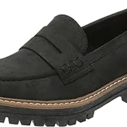bplangat Womens Loafers Shoes Platform Chunky Penny Loafer Lug Sole Comfortable Slip On Work Office Business Casual Dress Shoes, US Size 5-11-picture-21