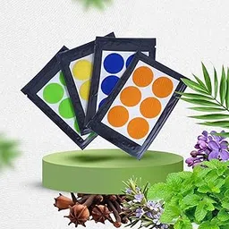 Safe-O-Kid Ayurvedic Plant-Based Anti-Mosquito Patches for Babies – 24 Plain Stickers (Assorted)-image-9