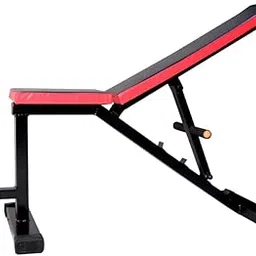 Adjustable & Foldable 3 in 1 Multipurpose Exercise Bench Press Weight Strength Training Equipment Incline/Decline Abdominal and Full Body Workout Bench (Multi-Color) Gym Bench-picture-32