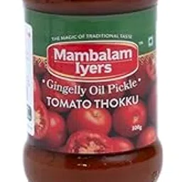 Tomato Thokku Pickle - 300g Glass bottle | Tamatar ka achaar | South Indian Pickle made with 100% Gingelly Oil | Thakkali oorukai-picture-14