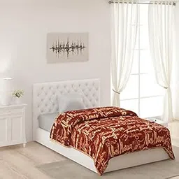 Monte Carlo Newdiamo (500 GSM) Luxury 2 Ply Single Bed Blanket for Mild Winter Size (1.60 m x 2.20 m) 1.8 KG-picture-12