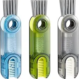 Lecherous 3 in 1 Multifunctional Bottle Cleaning Brush for Bottle Cap|Cup Cleaner Brush|Multipurpose Tool for Crevices, Grooves, Lid, Straw|Cup Lid Gap Cleaning Brush-picture-35