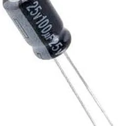 Generic 100uF/25V Round Aluminum Electrolytic Capacitor - Pack Of 3-picture-28