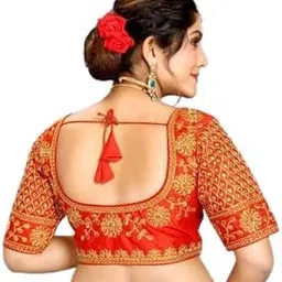 Traditional Saree Blouse with Hook Closure_Jeshvi60-picture-21