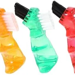 Healeved 3pcs Denture Cleaning Brushes Denture Brush Toothbrush Ergonomic Handle Denture Toothbrush Portable for False Teeth Cleaning-picture-31