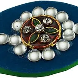 vidhya kangan Handmade Fancy Stone stud Work Saree pin Brooch for Women Jewellery Latest Stylish Crystal Unisex Floral Shape Brooch for Women/Girls (sku-bro1780)-picture-52