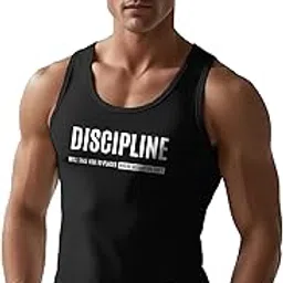 peppyzone Trendy Printed Cotton Tank Top Vest for Men-picture-30