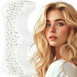 Cheekee Glitter Freckles Face Tattoo – Gold Sparkle Freckles Patch for Face, 1 Pc Temporary Makeup Sticker for Women & Girls-picture-34