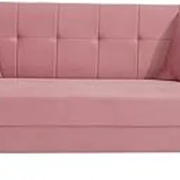 3 Seater Sofa for Home Living Room (Creamy Peach)-picture-18