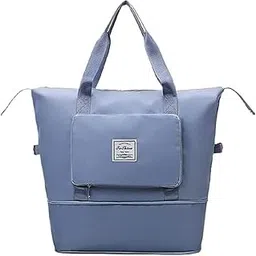 Expandable Travel Bags for Women, Duffle Bags for Women Luggage, Foldable Vanity Traveling Bag, Waterproof Hand Bag for Ladies Personal Items-image-26