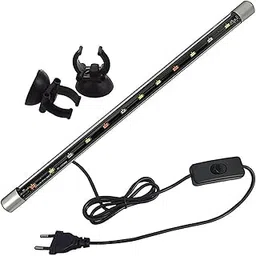 ANIMAUX Aquarium Submersible LED Light Multi Colour Changing Waterproof Submersible LED Light for Fish Tank (T4-40F | 4W | Light Length 37CM) image 1