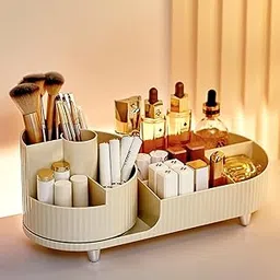 360° Rotating Makeup Organizer For Vanity, Large Capacity for Cosmetics, Cosmetics Skincare Organizers for, Jewelry,Skincare, Bathroom Organizer-picture-50