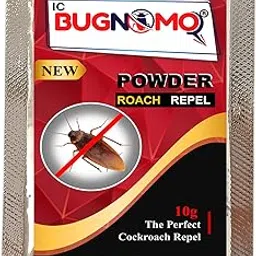 ICBugnomor Roach Repel Powder for Home/Kitchen - 10 gram (Pack of 1) | Anti Roach Powder Formula| Control Cocroach for Office/Garden/Bathroom | Easy to Use | Fast and Convenient Repellent-picture-28