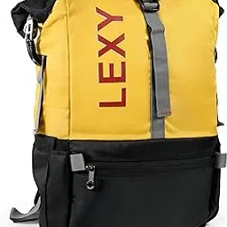 abyq 45L Rolltop Backpack | Waterproof Overnigh Lightweight Travel Bag with Sleeve Separator, Laptop Sleeve, USB Port, Number Lock & Rain Cover – Men & Women, College, Office, Outdoor, Trekking-picture-26