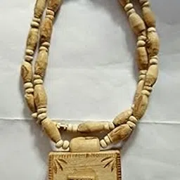 Radhika Poojan Bhandar Tulsi Wood Tulsi Kanthi with Radha Pendal (24 inch, Brown)-picture-10